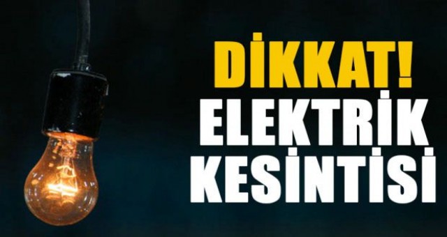Girne-Edremit’te bazı bölgelere 6 saat elektrik verilemeyecek.