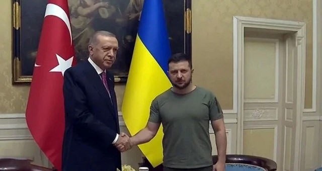 Erdoğan Zelenski ile bir araya geldi