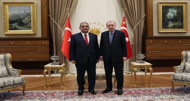 TC Cumhurbaşkanı Erdoğan,Başbakan Sucuoğlu’nu kabul etti