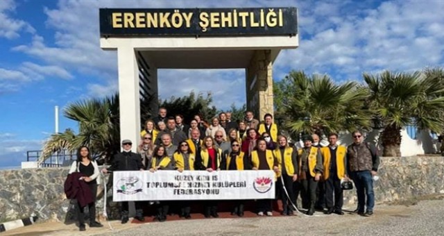 Toplumsal Hizmet Kulüpleri Federasyonu ve Bünyesindeki Lions Kulüpleri, Erenköy Şehitliğini Ziyaret Etti