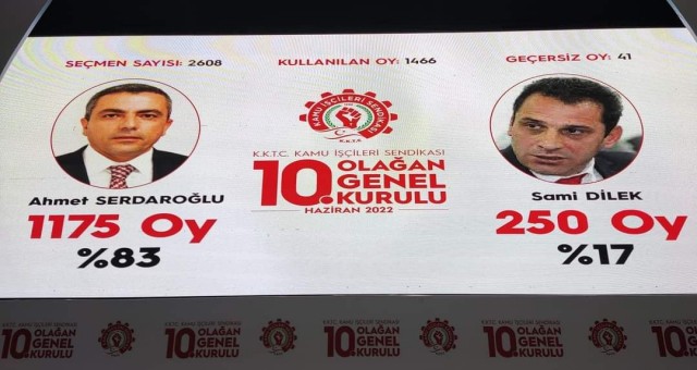 Serdaroğlu yeniden Kamu-İş Genel Başkanı seçildi