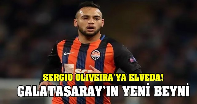 Sergio Oliveira'ya elveda! Galatasaray'ın yeni beyni