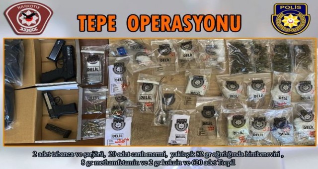 Narkotikten şafak baskını!