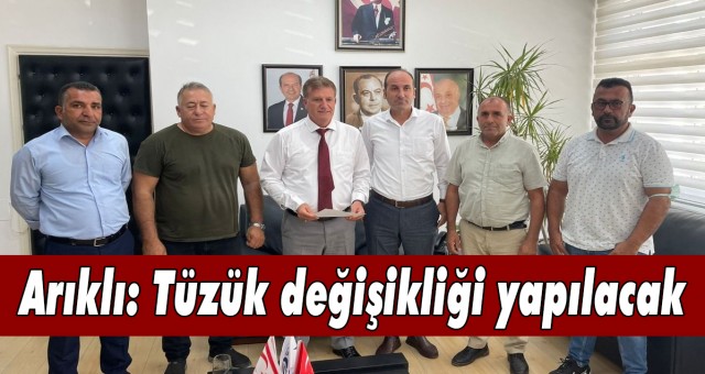 Birleşik Taksicilerler'den Arıklı'ya ziyaret