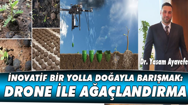 İNOVATİF BİR YOLLA DOĞAYLA BARIŞMAK: DRONE İLE AĞAÇLANDIRMA