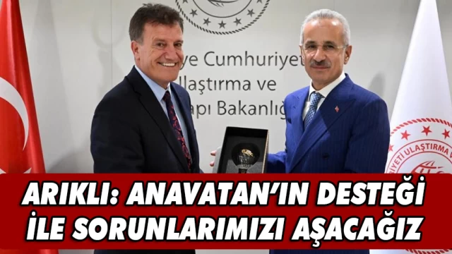 Arıklı, Uraloğlu ile KKTC'deki altyapı projelerini ele almak için Ankara’da bir araya geldi