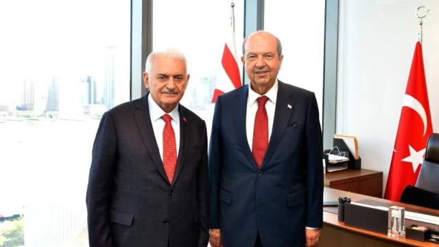 Cumhurbaşkanı Tatar New York'ta Binali Yıldırım’ı kabul etti