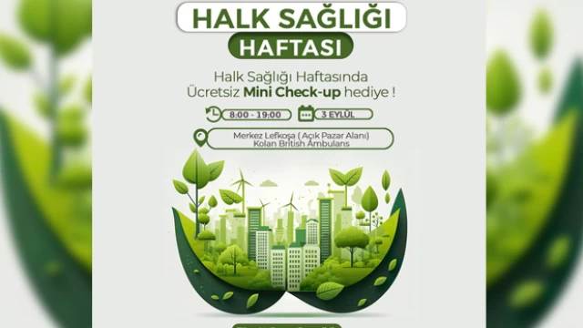Merkez Lefkoşa’da ücretsiz check-up hizmeti