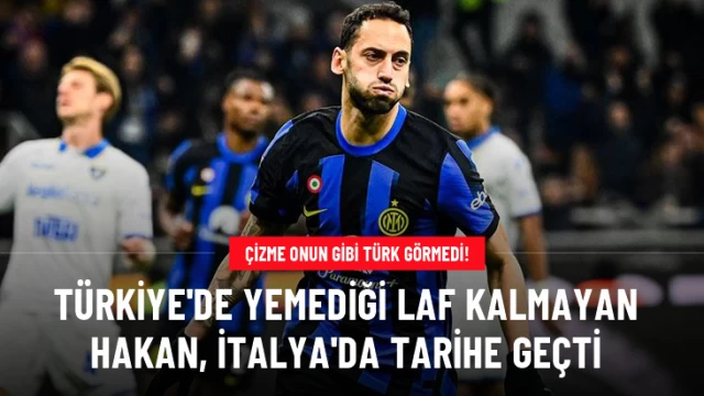 Çalhanoğlu, İtalya Serie A'da tarihe geçti