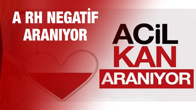 Acil kan aranıyor