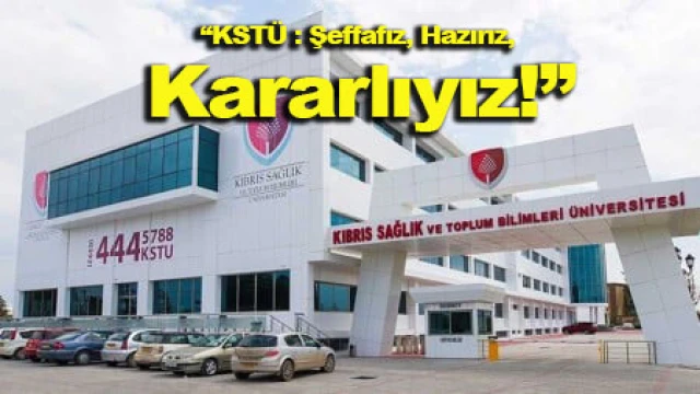 KSTU'DAN BASIN AÇIKLAMASI