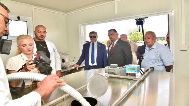 Başbakan Üstel Minareliköy Süt Toplama Merkezi’nde İncelemelerde Bulundu