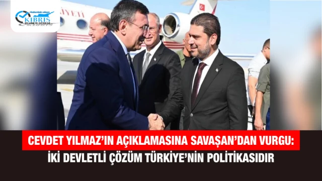 Cevdet Yılmaz’ın Açıklamasına Savaşan’dan Vurgu: İki Devletli Çözüm Türkiye’nin Politikasıdır