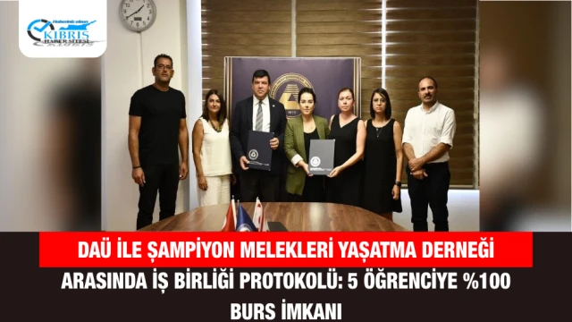 DAÜ ile Şampiyon Melekleri Yaşatma Derneği Arasında İş Birliği Protokolü: 5 Öğrenciye %100 Burs İmkanı