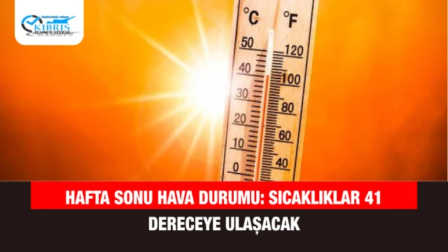 Hafta Sonu Hava Durumu: Sıcaklıklar 41 Dereceye Ulaşacak