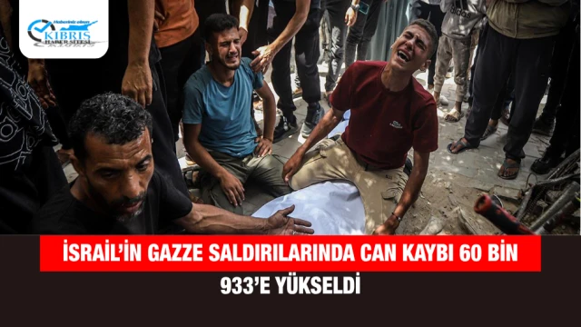 İsrail’in Gazze saldırılarında can kaybı 60 bin 933’e yükseldi