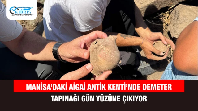 Manisa’daki Aigai Antik Kenti’nde Demeter Tapınağı Gün Yüzüne Çıkıyor
