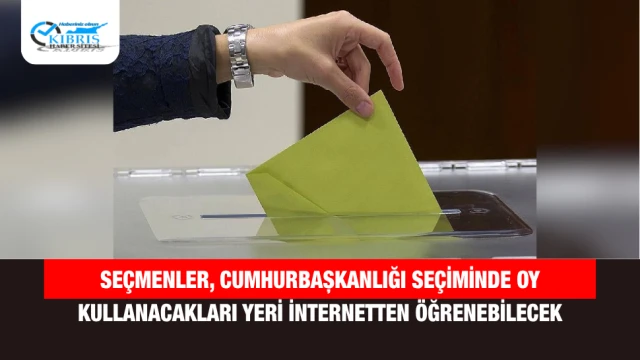 Seçmenler, Cumhurbaşkanlığı Seçiminde Oy Kullanacakları Yeri İnternetten Öğrenebilecek