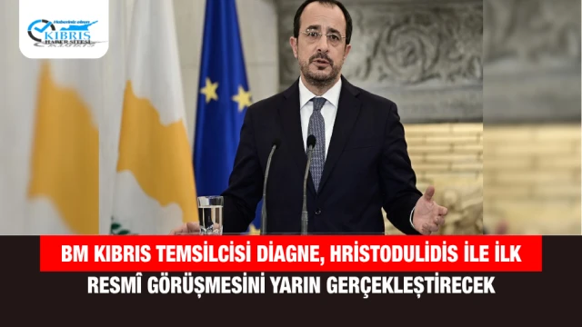 BM Kıbrıs Temsilcisi Diagne, Hristodulidis ile İlk Resmî Görüşmesini Yarın Gerçekleştirecek