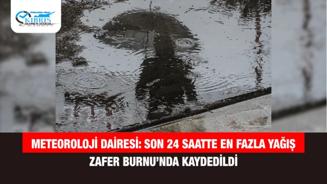 Meteoroloji Dairesi: Son 24 Saatte En Fazla Yağış Zafer Burnu’nda Kaydedildi