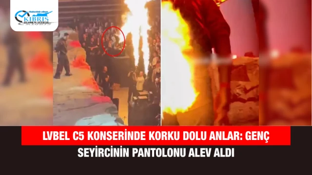 Lvbel C5 Konserinde Korku Dolu Anlar: Genç Seyircinin Pantolonu Alev Aldı