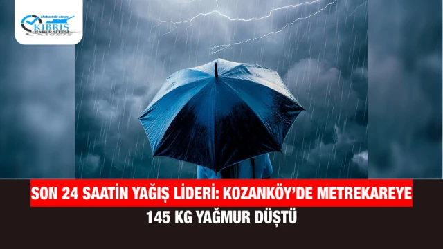 Son 24 saatin yağış lideri: Kozanköy’de metrekareye 145 kg yağmur düştü
