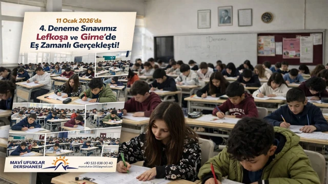 Mavi Ufuklar Dershanesi 4. Deneme Sınavını Gerçekleştirdi