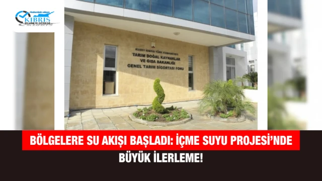 Bölgelere Su Akışı Başladı: İçme Suyu Projesi’nde Büyük İlerleme!