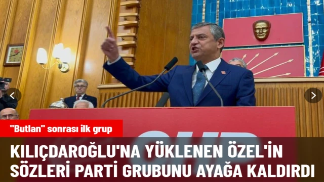 CHP'de "mutlak butlan" sonrası ilk grup toplantısı: Özgür Özel'den Kılıçdaroğlu'na sert gönderme