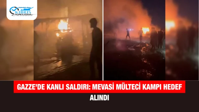 Gazze’de Kanlı Saldırı: Mevasi Mülteci Kampı Hedef Alındı