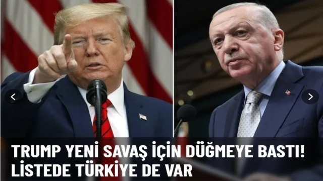 Trump'tan yeni bir tarife savaşı başlatıyor!