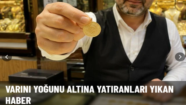 Varını yoğunu altına yatıranları yıkan haber