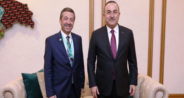 Çavuşoğlu:Kıbrıs Türklerinin her zaman yanındayız