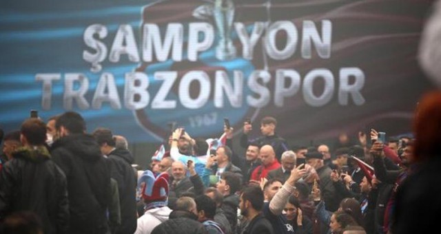 Trabzonspor şampiyonluğunu ilan etti