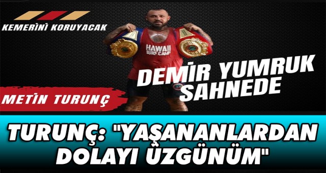 ARTIK BENİ SADECE RİNGLERDE DÖVÜŞÜRKEN GÖREBİLİRSİNİZ
