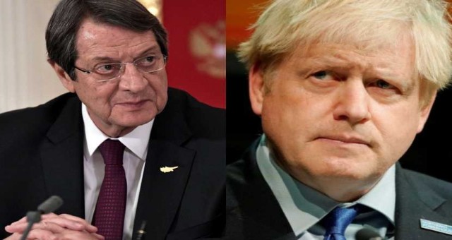 İngiltere Başbakanı Johnson’dan Anastasiadis’e mektup