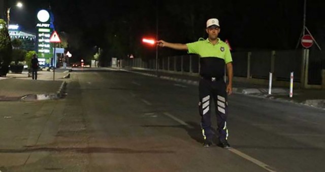 28 araç trafikten men edildi
