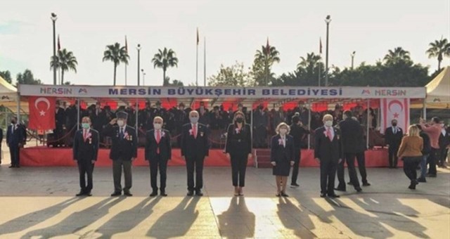 Mersin'de KKTC'nin 38. Kuruluş yıl dönümü kutlandı