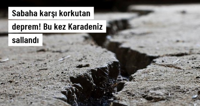 YERİN 17 KM ALTINDA MEYDANA GELDİ