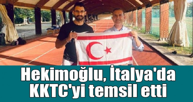 Hekimoğlu, İtalya'da KKTC'yi temsil etti