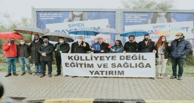 Külliyeye değil, eğitim ve sağlığa yatırım!
