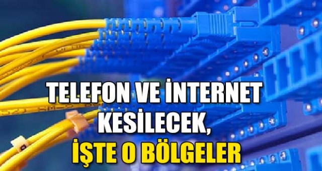 ADSL ve ses hizmetlerinde kesinti olacak