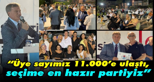 Üye sayımız 11.000’e ulaştı, seçime en hazır partiyiz