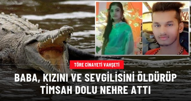 Cesetlerini timsah dolu nehire attı