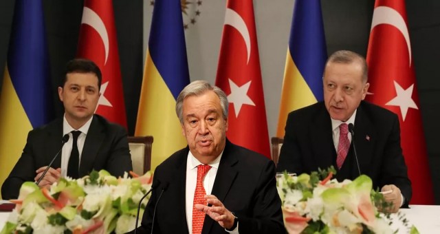 BM Genel Sekreteri, yarın Ukrayna'da Zelenskiy ve Erdoğan ile görüşecek