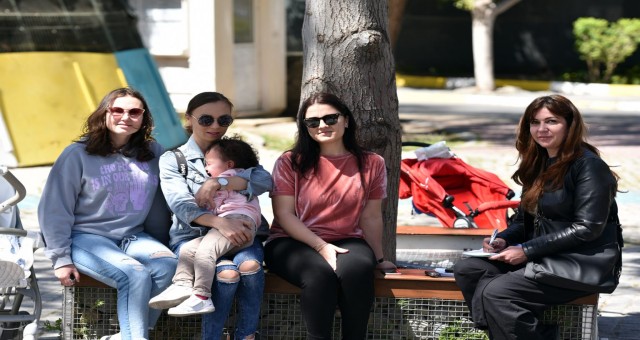 Ukrayna’daki savaştan çocuklarıyla birlikte KKTC’ye kaçtılar