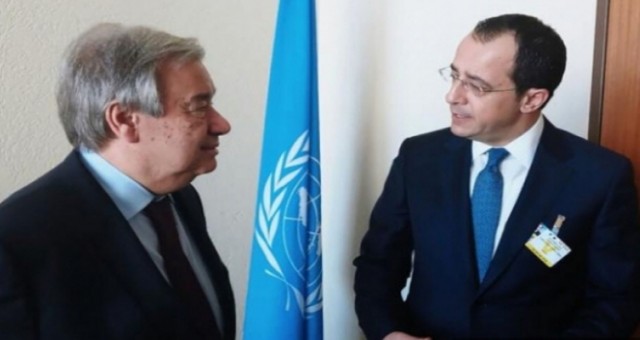 Hristodulidis ve Guterres telefonda Kıbrıs sorunundaki ileriki adımları görüştü