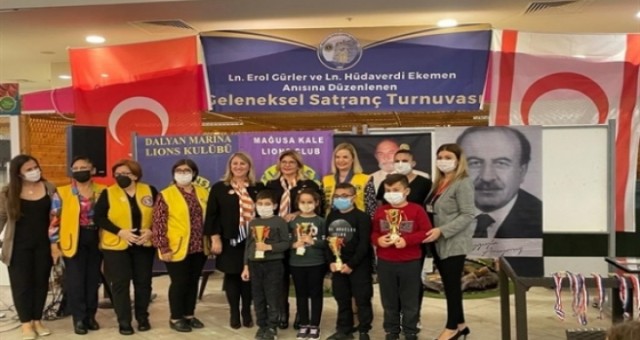 Mağusa Kale Lions Kulübü Satranç turnuvası düzenledi