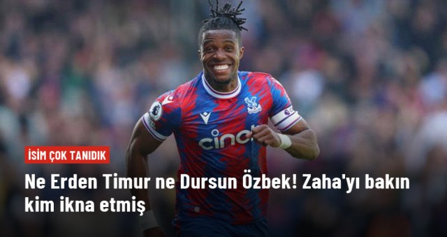 Zaha'yı bakın kim ikna etmiş