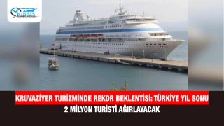 Kruvaziyer Turizminde Rekor Beklentisi: Türkiye Yıl Sonu 2 Milyon Turisti Ağırlayacak